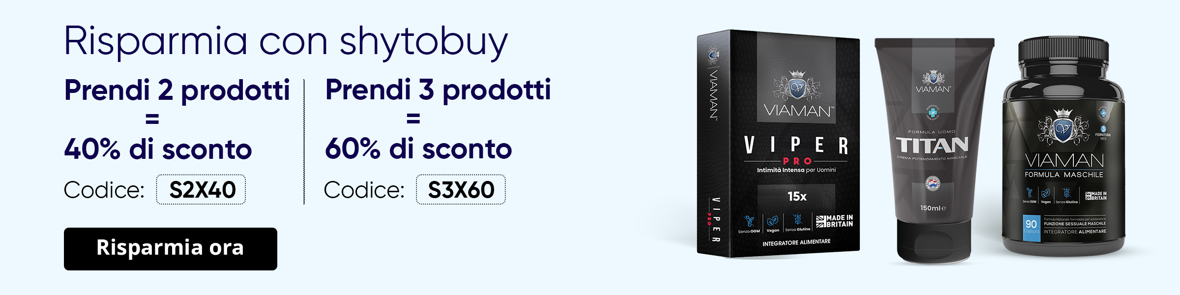 SHY | IT | PPC | Buy 2 Get 40% Buy 3 Get 60% off |