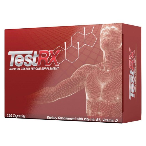 Image of TestRX Integratore Testosterone - Formula per Aumentare il Testosterone - Combatte Stanchezza, Mantiene Tono Muscolare - Con Vitamine e Amminoacidi