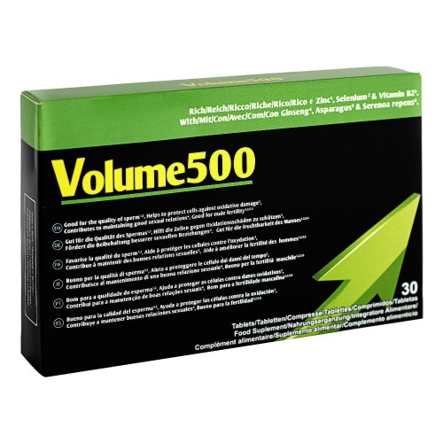 Volume500 | Qualità e Volume del Liquido Seminale | Zinco | ShytoBuy
