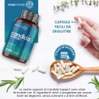 Infografica utilizzo Candida Support Integratore per Candida